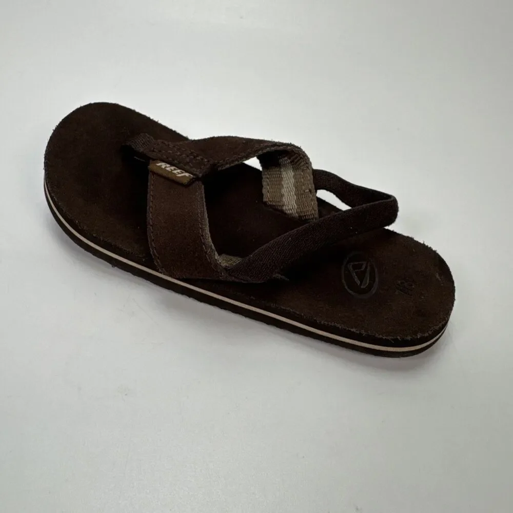 Reef Toddler Brown Flip Flop Sandles Sz 7/8